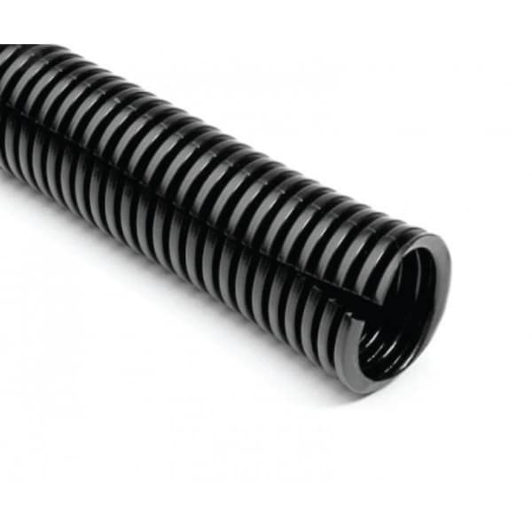Kable Kontrol Kable Kontrol Corrugated Split Wire Loom Tubing - 5/8" Inside Diameter - 100' Length - Black - WL919