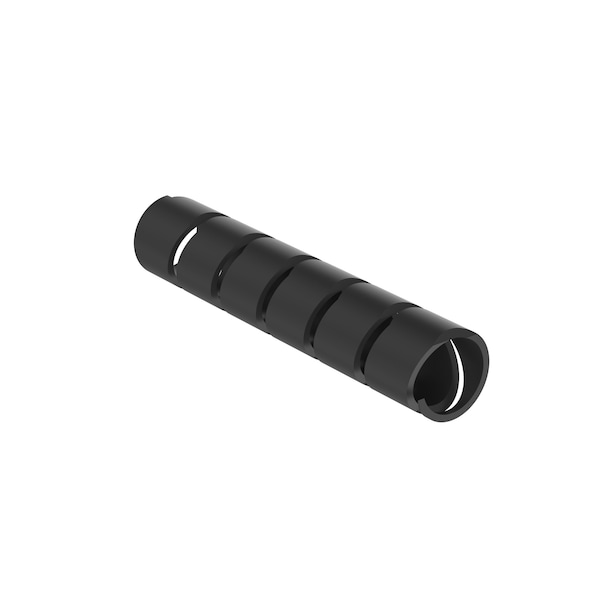 Panduit Spiral Wrap, 3 in Max Bundle Dia., 100 ft, Polyethylene, Black - T38FR-C20Y