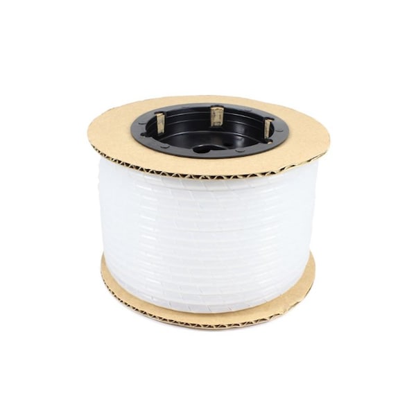 Kable Kontrol Kable Kontrol Vortex Spiral Wrap Tubing - 1/4" Inside Diameter - 100 Ft Length - Natural Polyethylene - SPW-250SP-NATURAL
