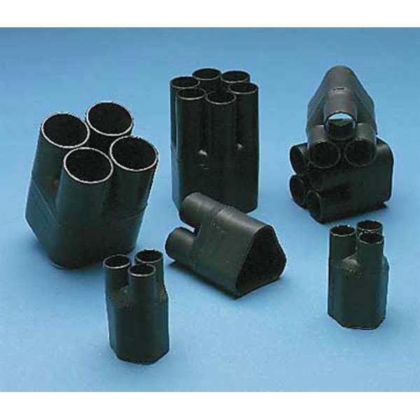 3M Adhesive Lined Heat Shrink Boot, Not Applicable I.D. Shrink Ratio, Black, 8-1/2 in - HDBB-420-1-250