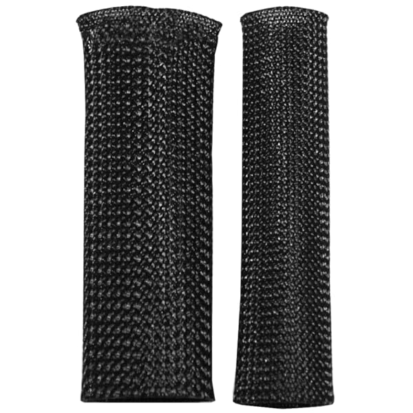 Quickcable Braided Cable Sleeve, 5/8 in to 1 in Inside Dia., 100 ft, Polyethylene, Black - 505304-100