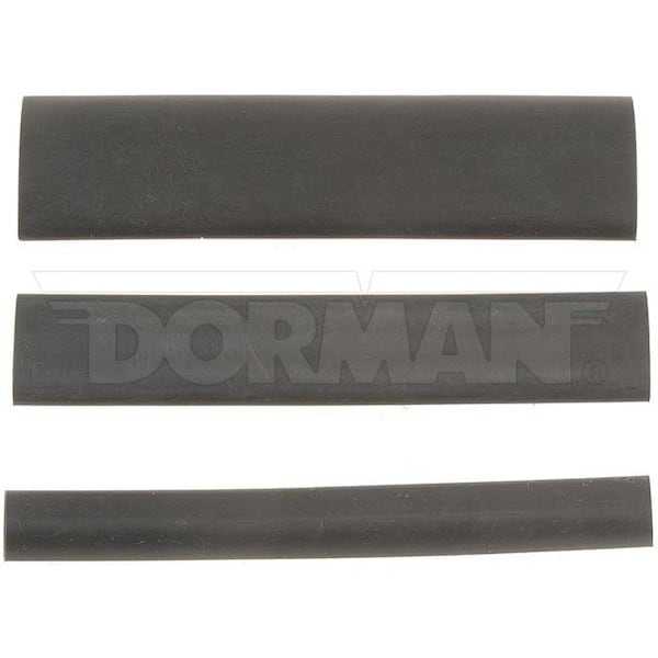 Motormite Heat Shrink Tube Assortment, 1/2 in, 3/8 in, Black, 3 in - 85283