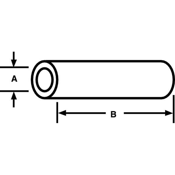 Shrink-Kon Adhesive Lined Heat Shrink Tube, Heavy Wall, 3:1 I.D. Shrink Ratio, 0.35 in I.D. Before Shrinking - HS16-12L