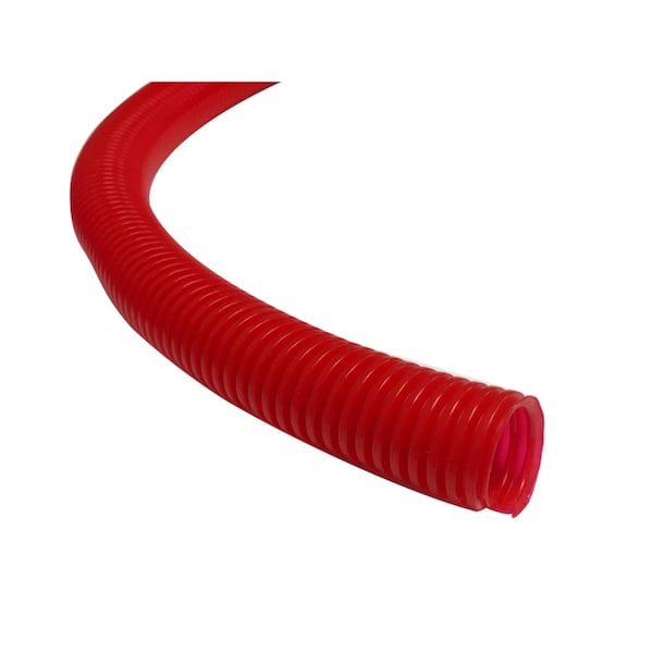 Kable Kontrol Kable Kontrol Convoluted Split Wire Loom Tubing - 3/8" Inside Diameter - 10' Length - Red - WL902-10-RED