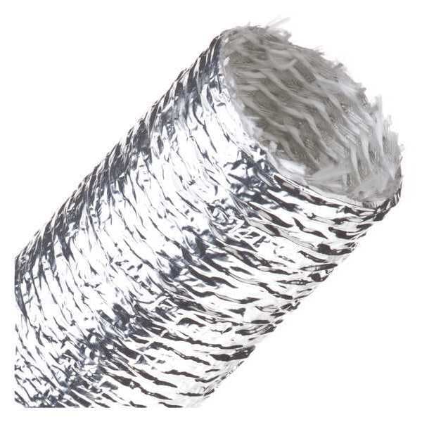 Techflex Fiberglass Convo Tube, Aluminum, 1-1/4" - TCN1.25SV
