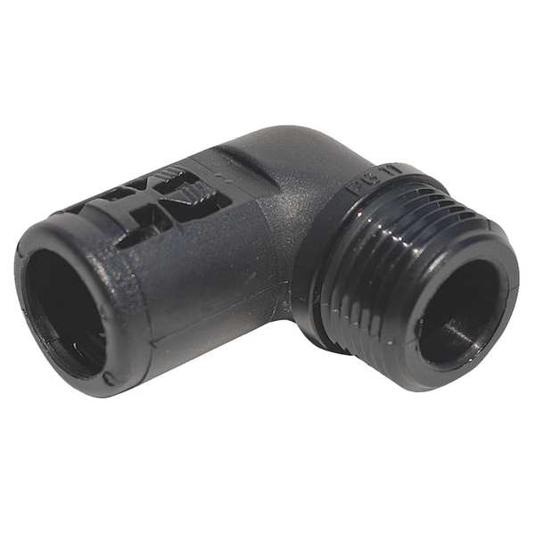 Reiku Elbow 90 deg., 0.276 in., Black, Nylon - PAWOB-07P07