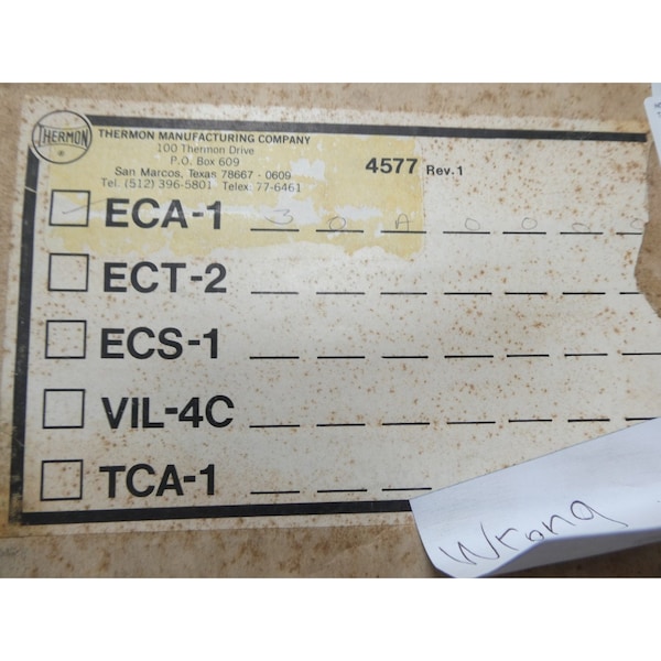 Thermon Power Connection Wire Splice Kit & Heat Shrink Tubing - ECA-1 30A0000