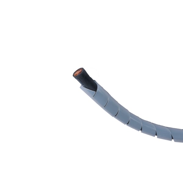Quickcable Spiral Wrap, 0.06 in Inside Dia., 3 in Max Bundle Dia., 100 ft, Polyethylene - 503253-100