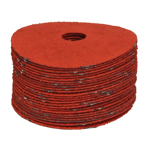 Disco de fibra cerámica Pearl SRT Max 4-1/2 x 5/8 pulg. con bloqueo tipo 2 C36 - FD4536SRTL