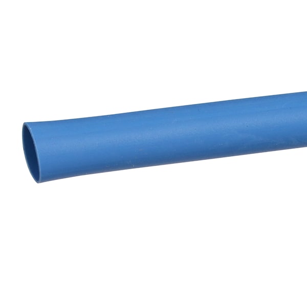 3M Heat Shrink Tube, Thin Wall, 2:1 I.D. Shrink Ratio, 0.25 in I.D. Before Shrinking, Blue, 200 ft - FP301-1/4-200'-BLUE-SPOOL