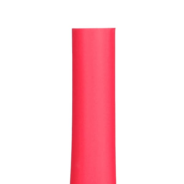3M Adhesive Lined Heat Shrink Tube, Thin Wall, 3:1 I.D. Shrink Ratio, 0.5 in I.D. Before Shrinking - EPS300-1/2-48"-RED-75 PCS
