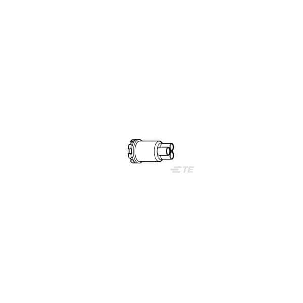Raychem O-Ring Cable Entry Seal, 0.6 in, Black, 3-1/2 in - CES-2-T1B