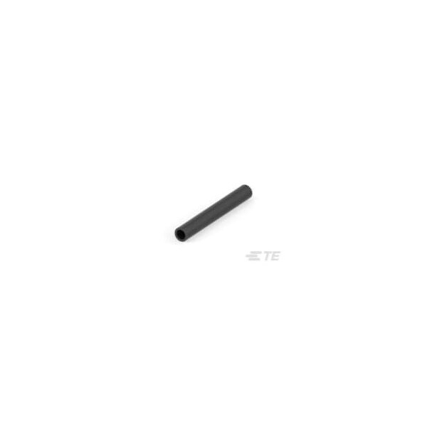Raychem Heat Shrink End Cap, Dual Wall, Thin Wall, 3:1 I.D. Shrink Ratio, 0.189 in, Black, 1 in - 5510310004