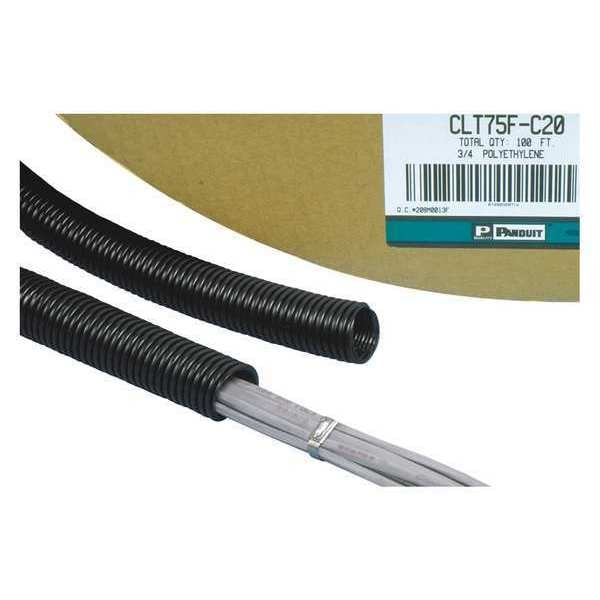 Panduit Corrugated Loom Tubing, 1"x100ft L, Orange - CLTS100F-C3