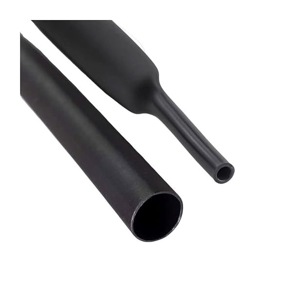 Kable Kontrol Heat Shrink Tube, Single Wall, 4:1 I.D. Shrink Ratio, Black, 4 ft - HS402