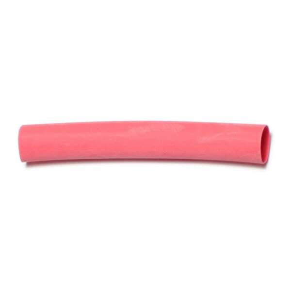 Midwest Fastener Heat Shrink Tube, Thin Wall, Red, 3 in, 10 PK - 73086