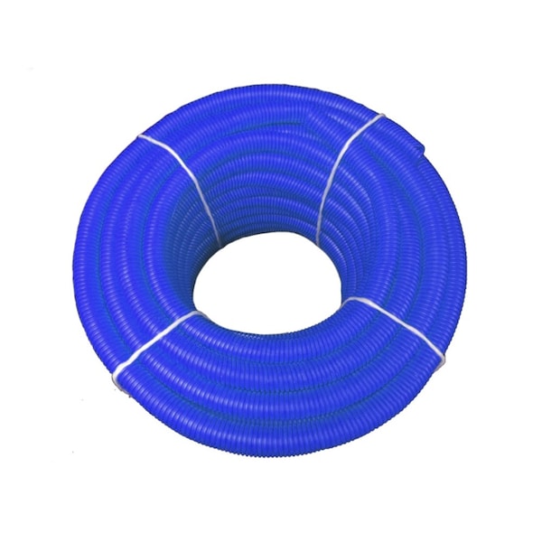 Kable Kontrol Kable Kontrol Convoluted Split Wire Loom Tubing - 1/4" Inside Diameter - 100' Length - Blue - WL901-100-BLUE