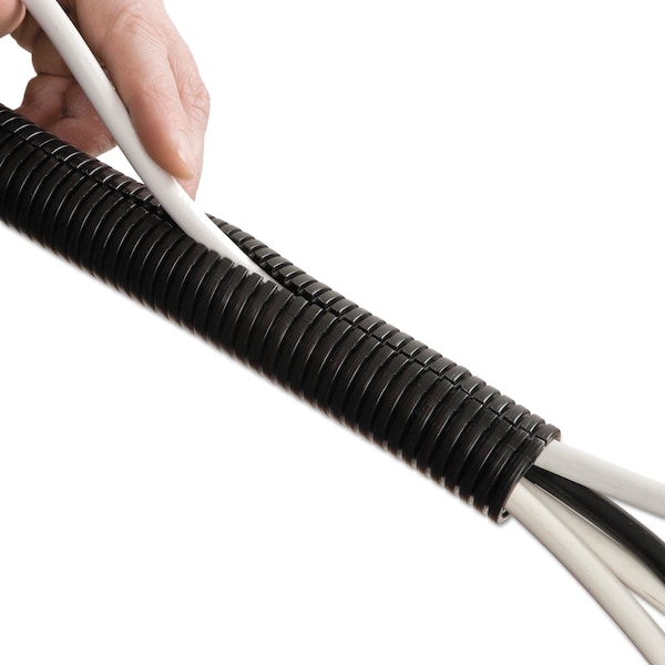 D-Line Cable Tidy Tube, 1.25" Diameter x 43" Long, Black - US/CTT1.1B