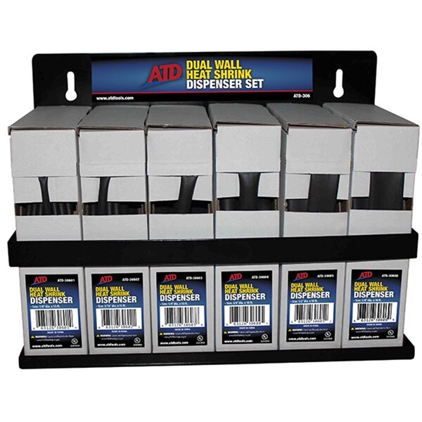 Atd Tools ATD Tools 0.37 in. x 10 ft. Dual Wall Heat Shrink Dispenser Set - ATD-30604