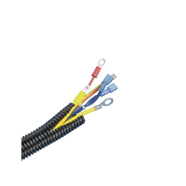 Panduit Corrugated Loom Tubing, .35"x100ft L, Bk - CLT35F-C20
