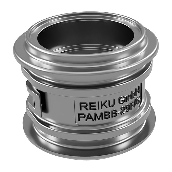 Reiku Middle Jaw, 1.140 in., Black, Polyamide - PAMBB-29F/G