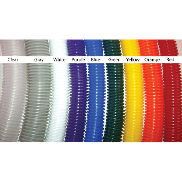 Kable Kontrol Kable Kontrol Convoluted Split Wire Loom Tubing - 1/4" Inside Diameter - 100' Length - Green - WL901-100-GREEN