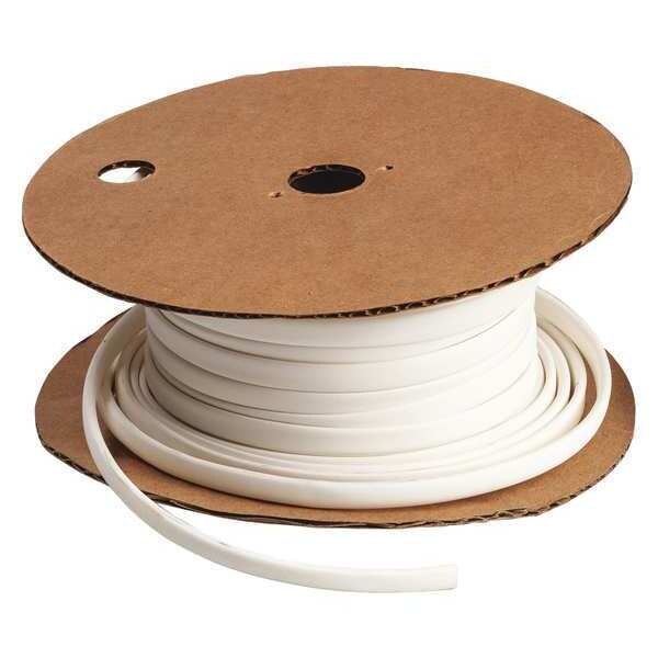 Brady Heat Shrink Tube, 1/4 in, White, 100 ft - HSA-64-WT