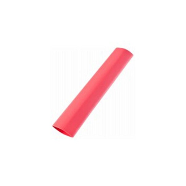 Acoustic Gb- HST-375R 0.37-0.18 x 3 in. Polyolefin Heat Shrink Tubing, Red - AC433307