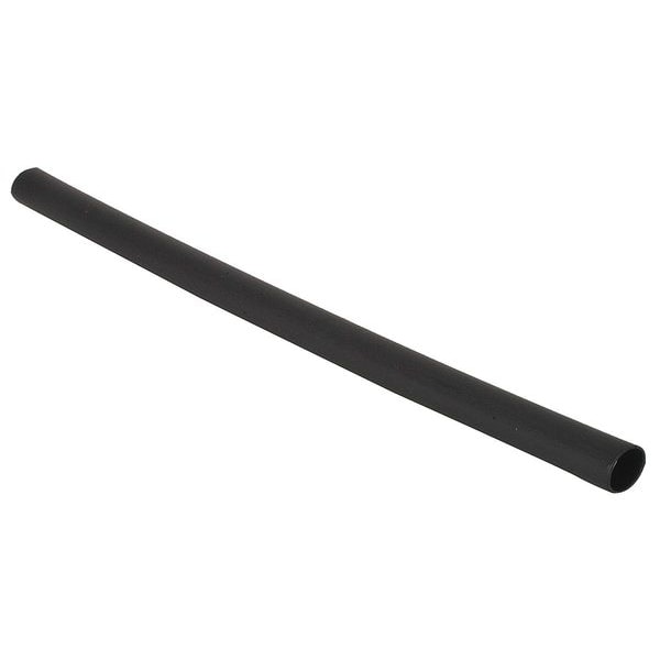 Power First Heat Shrink Tube, Medium Wall, 3:1 I.D. Shrink Ratio, 0.35 in I.D. Before Shrinking, Black, 48 in - 4RCX7