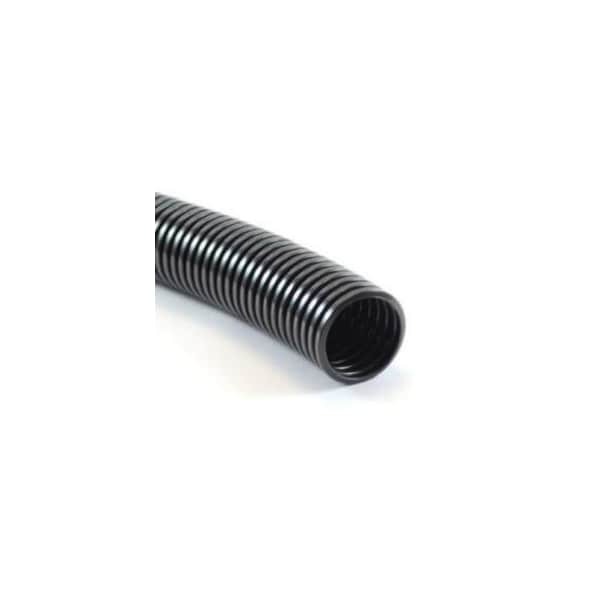 Delfingen Non-Slit Convoluted Tube, 0.28 in, Black, Gray, 2500 ft - 94570