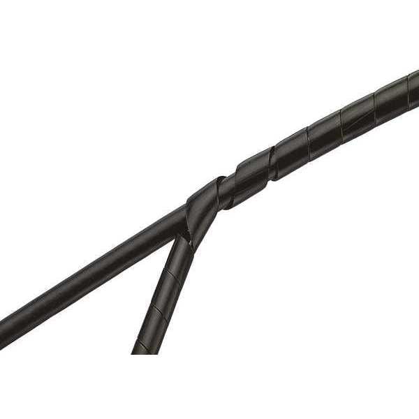 Panduit Spiral Wrap, 4 in Max Bundle Dia., 250 ft, Polyethylene, Natural - T50R-TLY