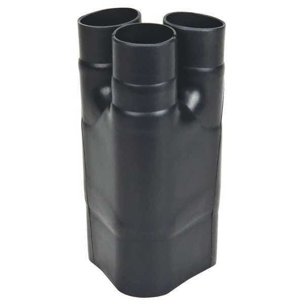 3M Adhesive Lined Heat Shrink Boot, Not Applicable I.D. Shrink Ratio, Black, 5.1 in - HDBB-335-1-250