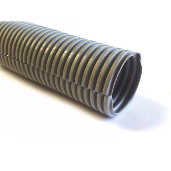 Kable Kontrol Kable Kontrol - Flame Retardant Polyethylene Split Wire Loom Tubing - 5/8" Inside Diameter - 800' Length - Gray - FRWL923BSP