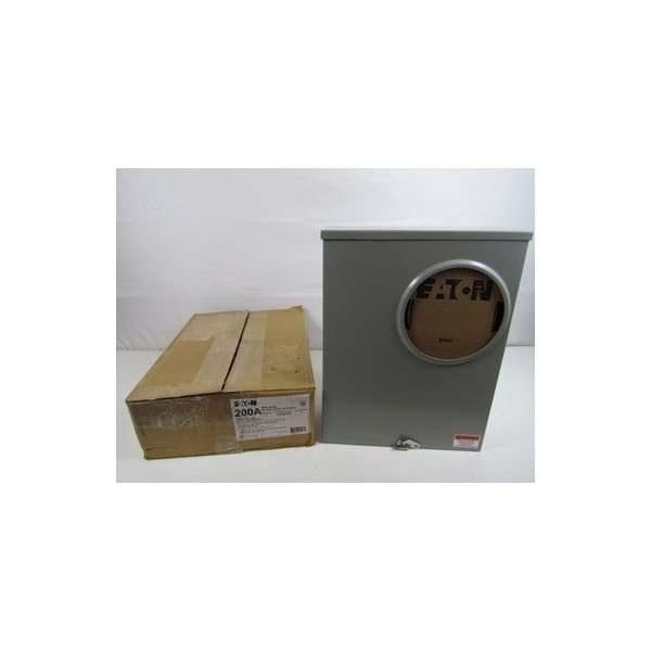Eaton Meter Sockets Ringless 200A 600V 50/60Hz 1Ph 3Wire 4Jaws  NEMA Type 3R - 1008941CH