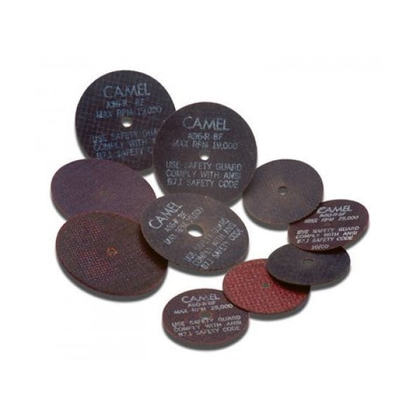 CGW Abrasivos Disco de Corte 3 x 3/8, Grano 60, Tipo 1, Óxido de Aluminio - 35501