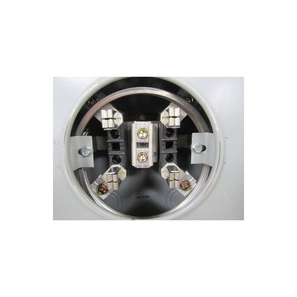 Eaton Meter Sockets Ring-Type 1P 200A 600VAC 50/60Hz 1Ph 3Wire 4Jaws NEMA Type 3R - 1009449CH