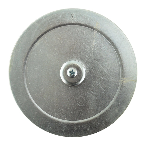 Brah Electric 3 Knock-Out Filer with 3 piece, gasketed, with center hole - KOFG-3-BP