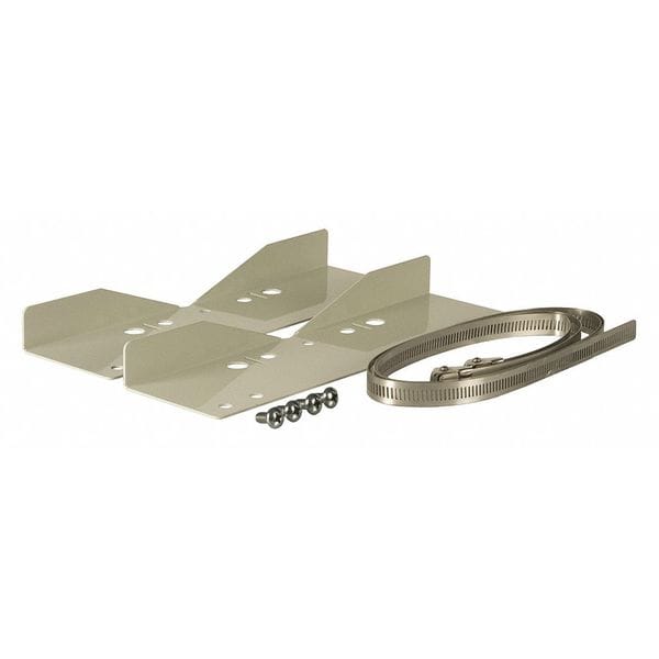 Hubbell-Wiegmann Pole Mount, NOVAL Accessory, Steel - HW-PMKT18-24