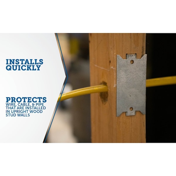 Southwire Cable Protection Plate, NOVAL Accessory, Steel - SP-3-MS