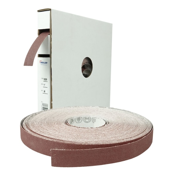 Rollo de taller abrasivo recubierto de 1" Weiler 60AO - 65205