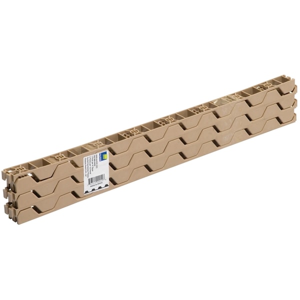Palram Suntuf 1-1/4 in. W X 24 in. L Plastic Horizontal Closure Strips Beige - 92770