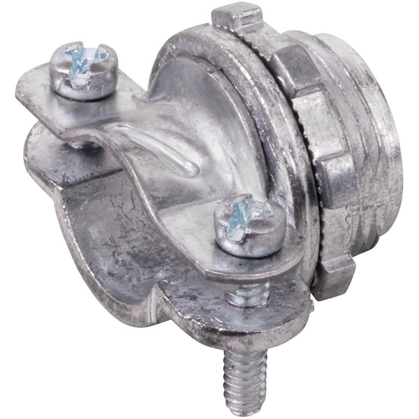 Halex 3/4 In. Die Cast-Zinc Clamp Box Connector, 5PK - 20512