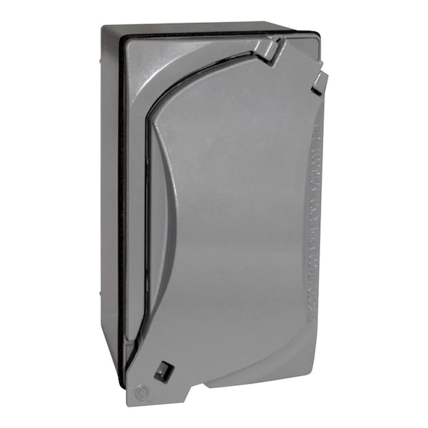 Sigma Engineered Solutions Receptacle Kit, 1 Gang, Die-Cast Metal - 16446