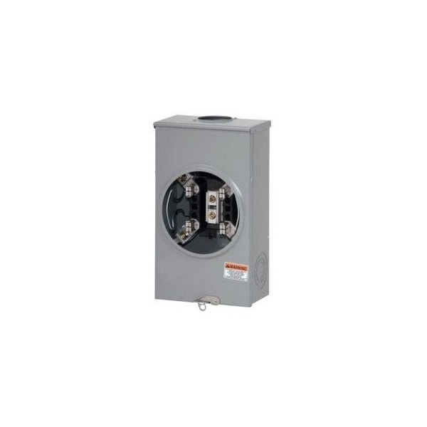 Eaton Meter Sockets Meter Main Brker 100A 240V 50/60Hz 1Ph 3Wire 4Jaws  NEMA 3R - 1009078CH