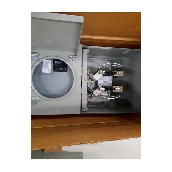 Eaton Meter Sockets Meter Main Brker 100A 240V 50/60Hz 1Ph 3Wire 4Jaws  NEMA 3R - 1009078CH