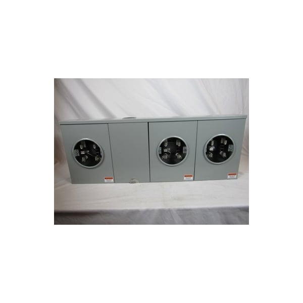 Eaton Meter Sockets Ring-Type 100A 600V 1Ph 3 Positions 3Wire 5Jaws  Residential - U3R1121BCRCH