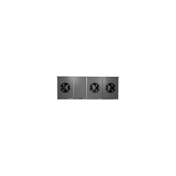 Eaton Meter Sockets Ring-Type 100A 600V 1Ph 3 Positions 3Wire 5Jaws  Residential - U3R1121BCRCH