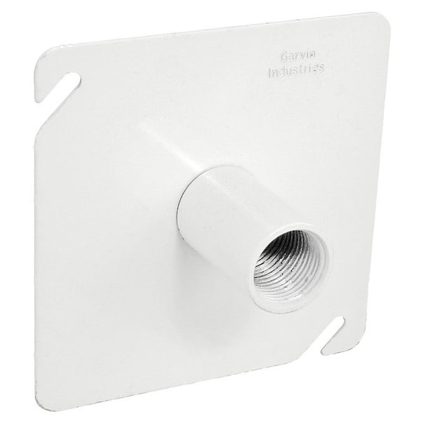 Southwire Stationary Hanger, Powder Coated Galvanized Steel, Square Box Type - 52C75-WH