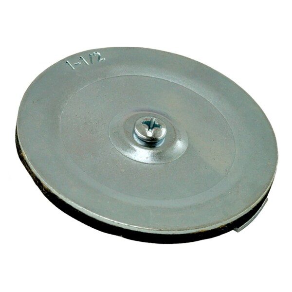 Brah Electric 1.5 Knock-Out Filer with 3 piece, gasketed, with center hole - KOFG-1-50-BP