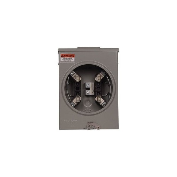 Eaton Meter Sockets Ringless 150A 600V 50/60Hz 1Ph 3Wire 4Jaws NEMA Type 3R - 1004326DCH